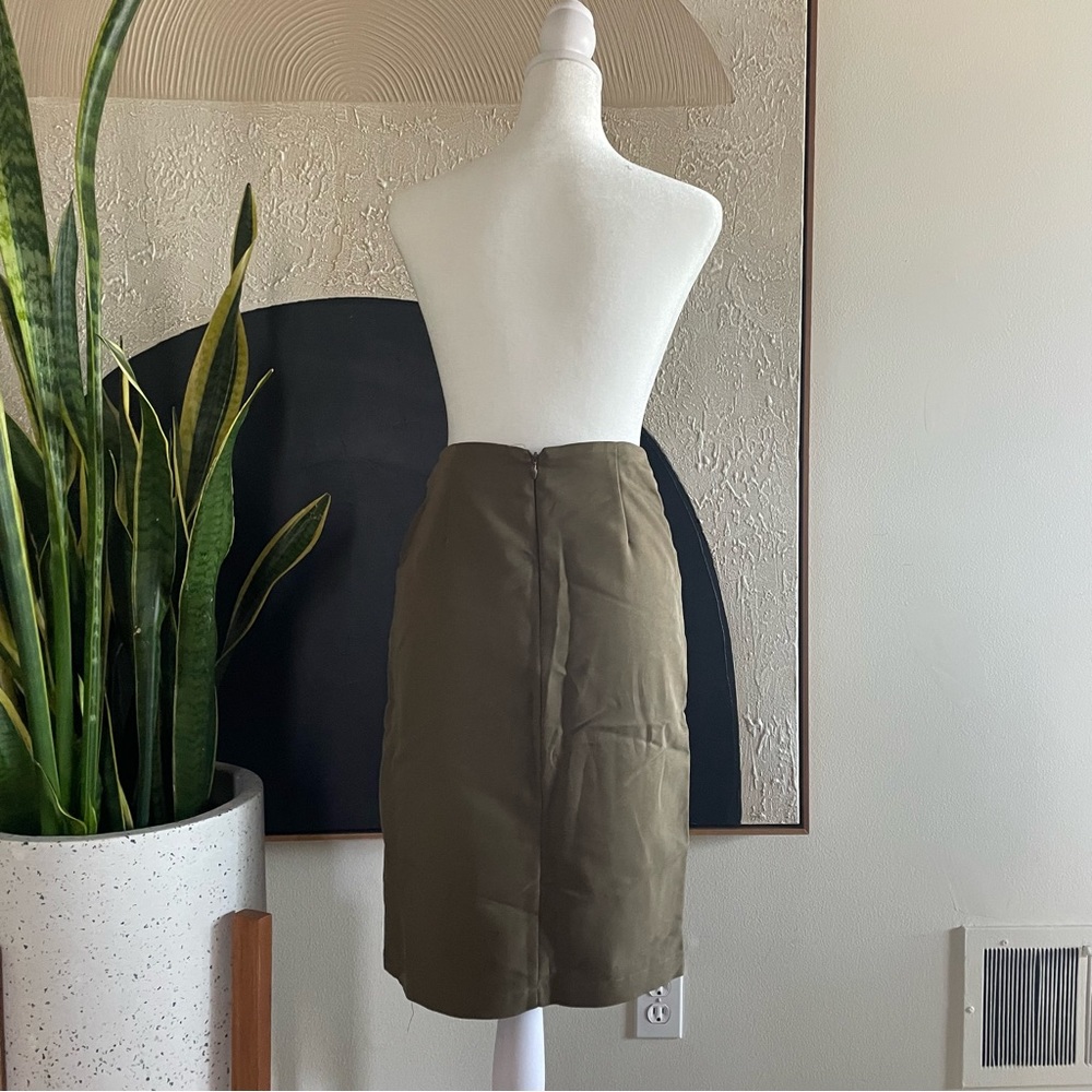 Army green wrap skirt • RO&DE - Picture 5 of 5